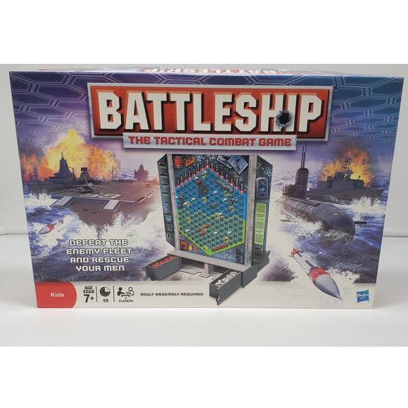 Battleship Tactical Combat Game 2008 Hasbro, PRE-OWNED & COMPLETE - Picture 1 of 8